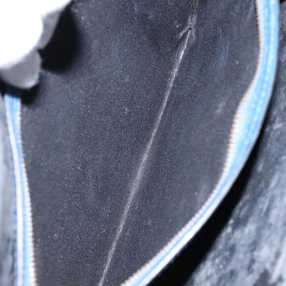 LOUIS VUITTON Epi Bicolor Varenne Hand Bag Black Blue M52385 - Picture 11 of 16